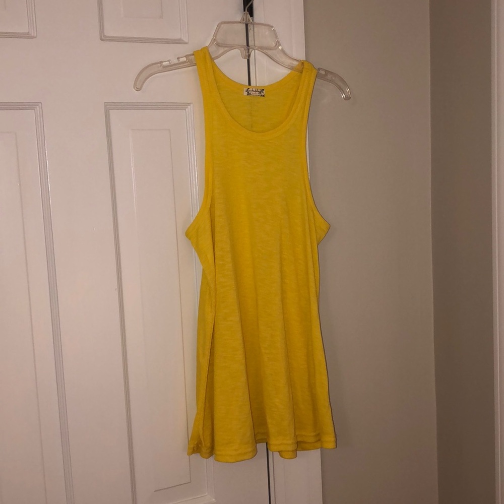 Yellow Free People Tank